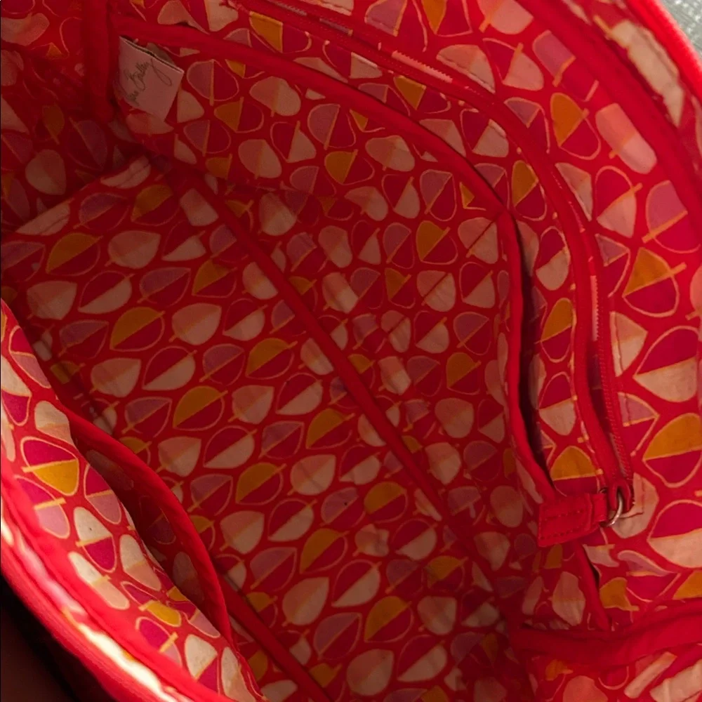 Vera Bradley Red Quilted Laptop Bag